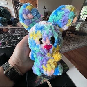 Crochet Bunny Handmade by Petunias Patch (Me) New
